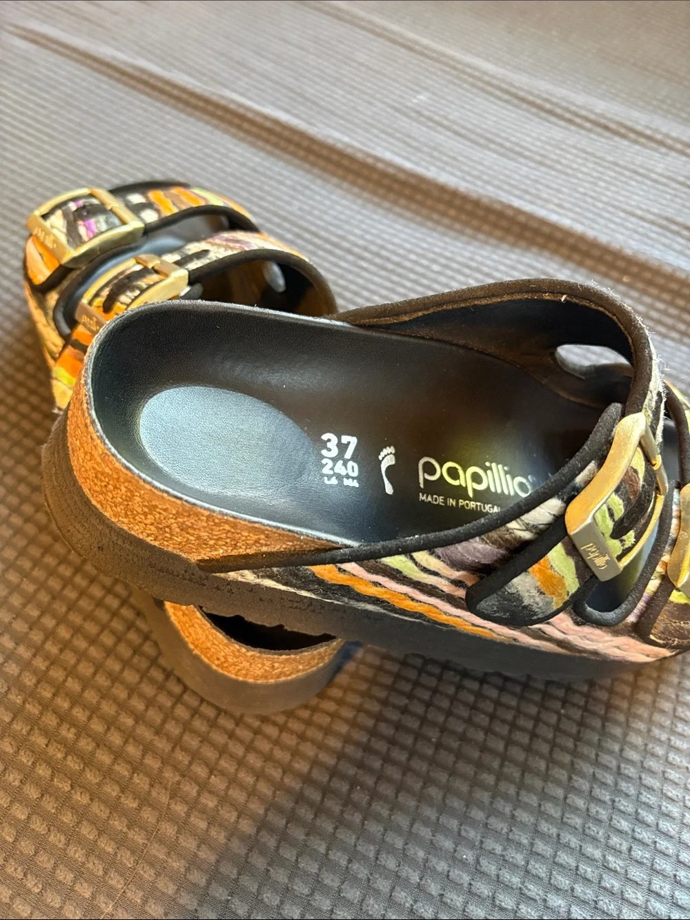Birkenstock Papillio Arizona Flex Platform textil. Excellent condition - Picture 3 of 6